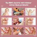 SafeNail™ Premium Baby Electric Nail Trimmer & Polisher Set