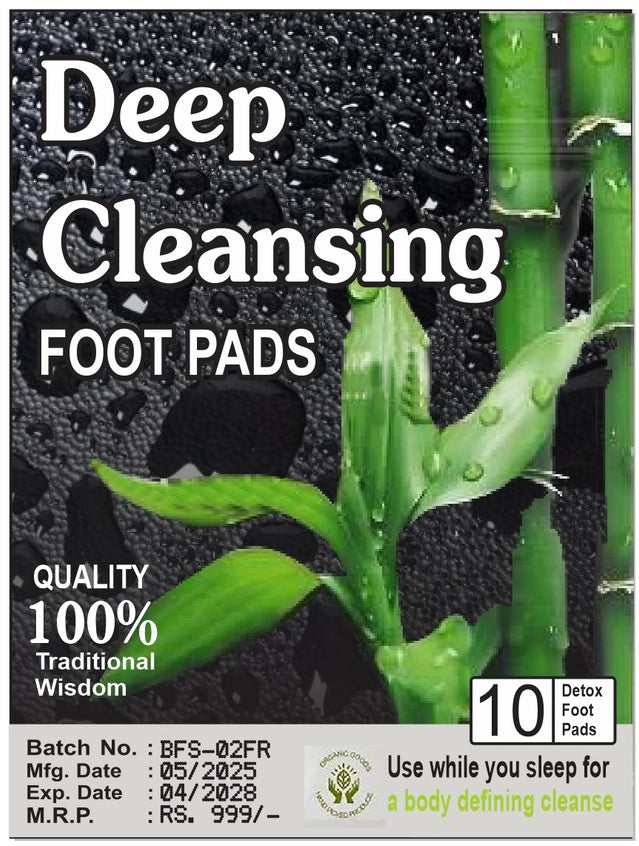 PureGlow™ Deep Cleansing Detox Foot Pads (10-Pack) – All-Natural Sleep & Stress Relief Patches